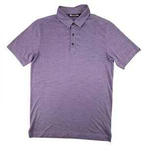Travis Mathew | Auckland Slub‎ Polo | Purple Sage Heather | Small | Like New!!